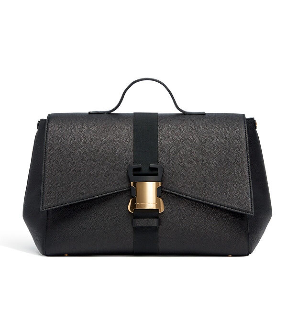 Christopher Kane leather "Safety Buckle" satchel.