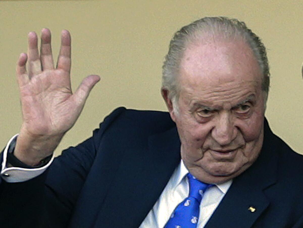 Spain's former King Juan Carlos