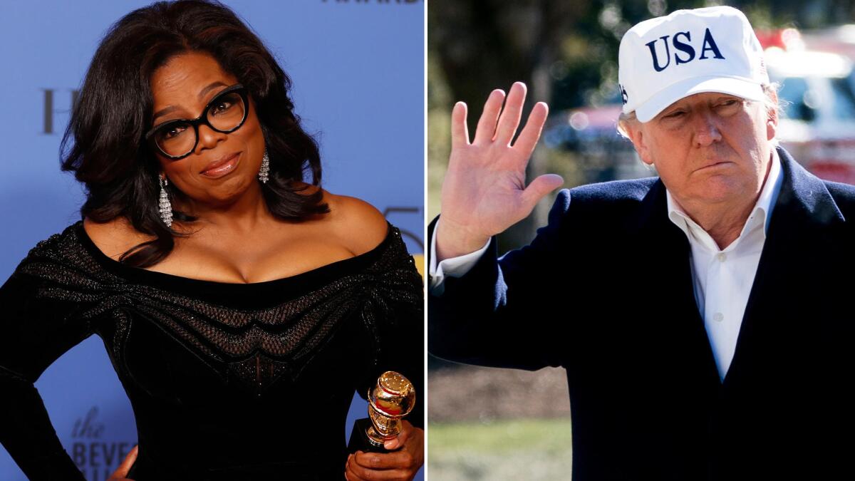 Winfrey and Trump in 2020? Don't count on it.