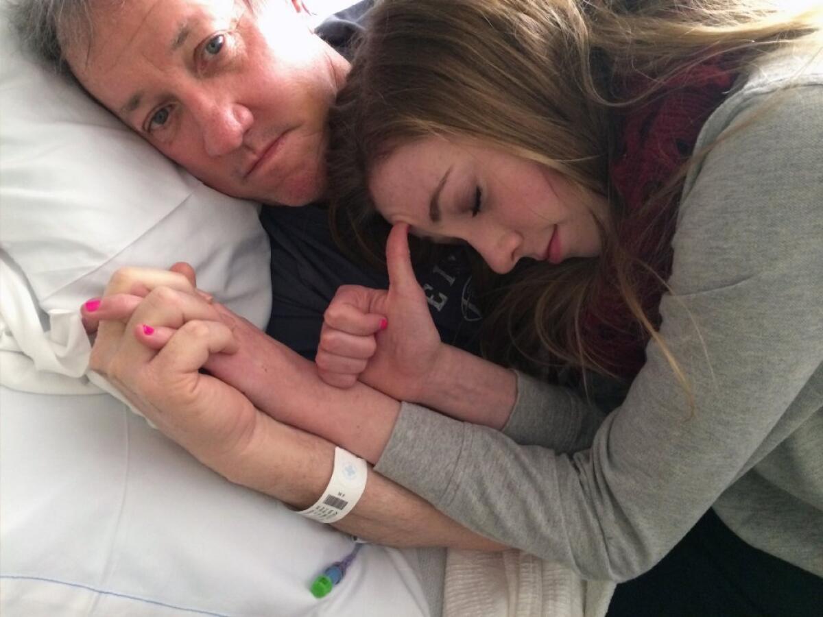 Jim Kelly with his daughter, Camryn.