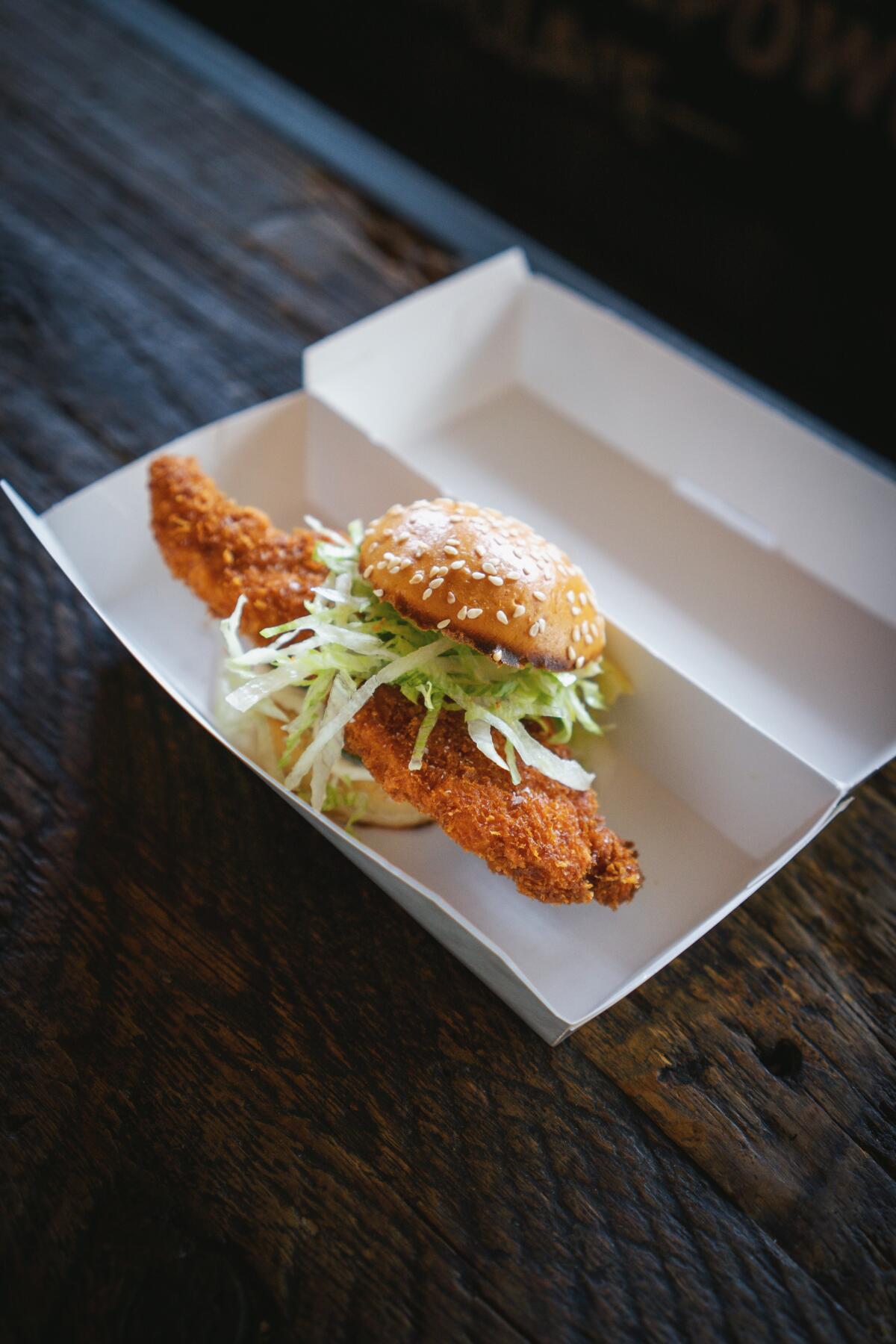 A photo of Craft-fil-A slider from Craft & Commerce