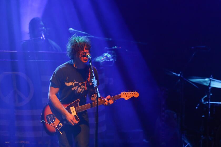 Ryan Adams, seen last year at the Wiltern, said Wednesday on Twitter that he's covering all of Taylor Swift's album "1989."