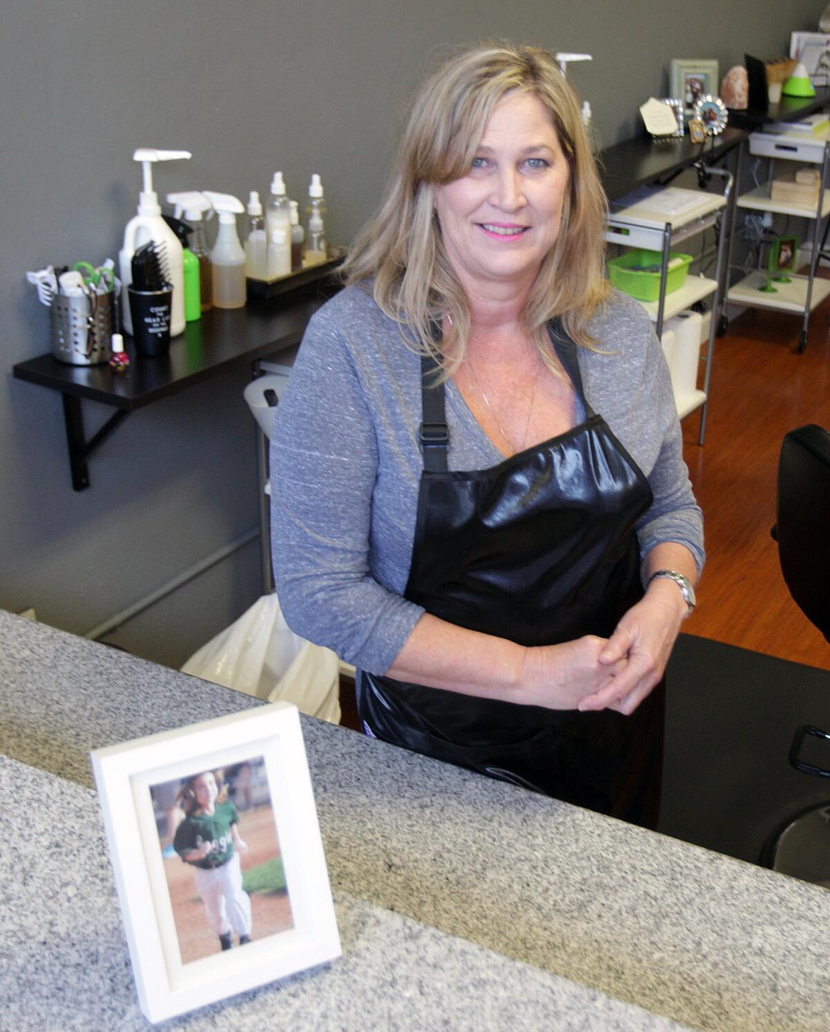 Carrie Charles, owner of Buggies Lice Removal Salon in Montrose on Thursday, May 19, 2016.