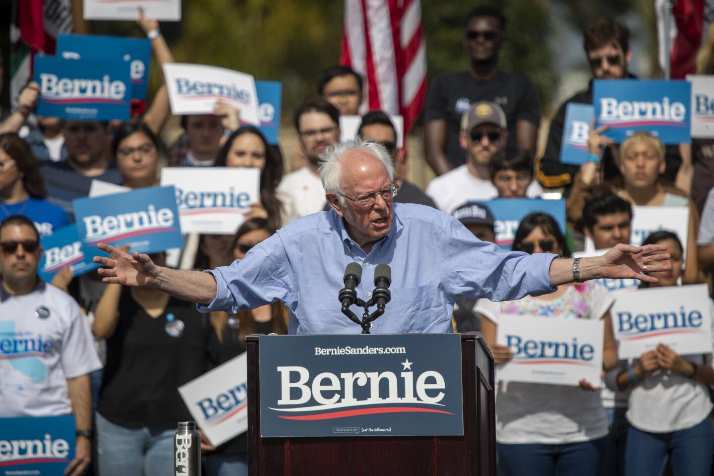 Bernie Sanders rally in Santa Ana