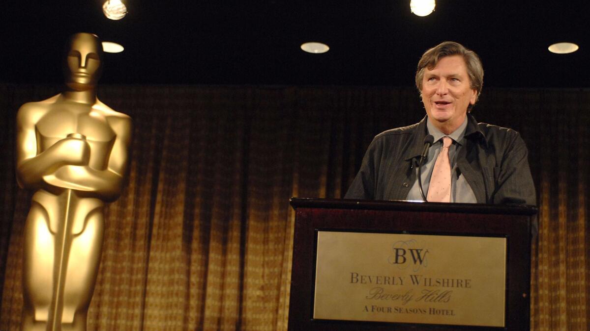 Cinematographer and president of the Academy of Motion Picture Arts and Sciences John Bailey.
