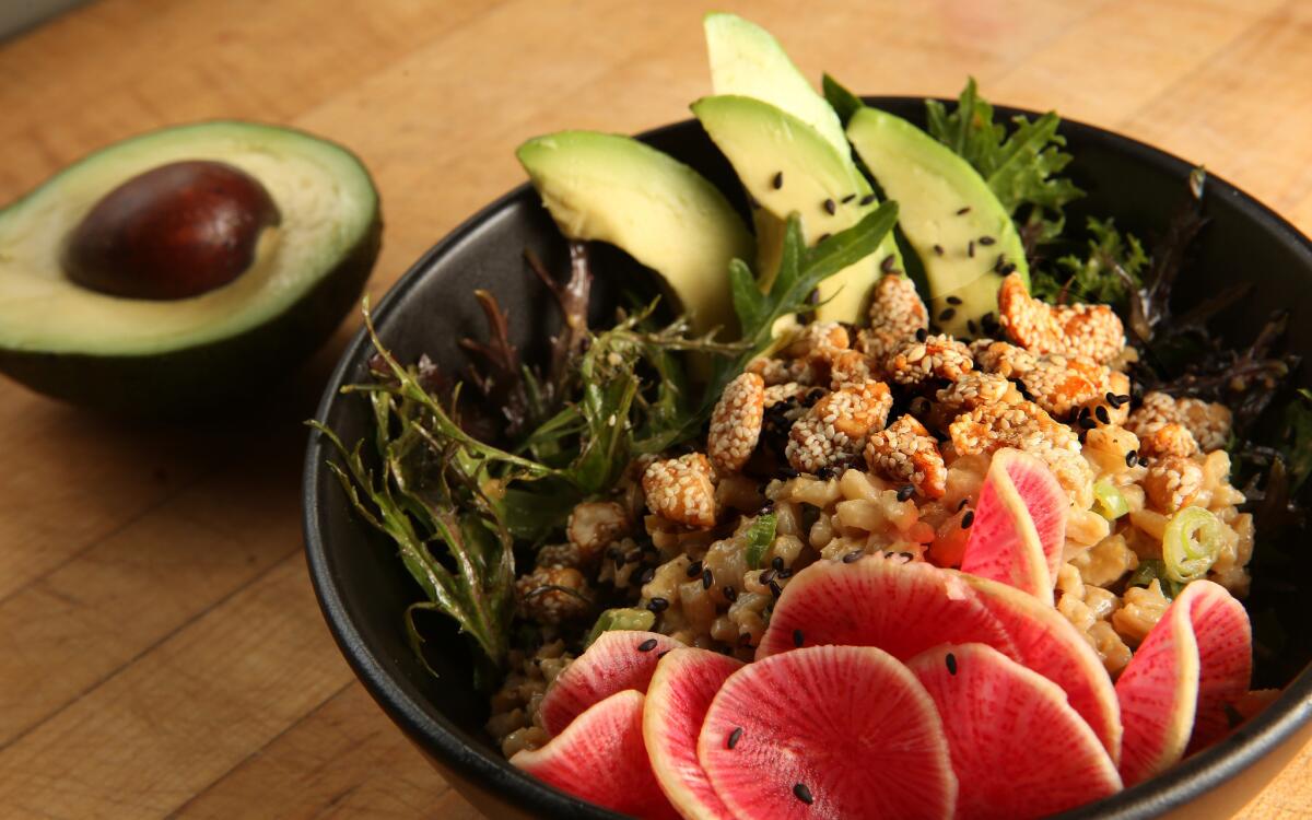 Sesame barley bowl