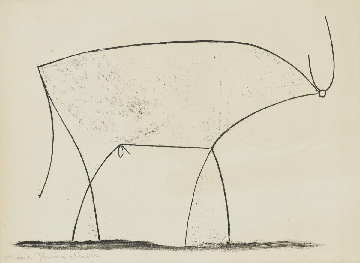 "The Bull," 1945. Lithograph, 11th state. (Pablo Picasso)