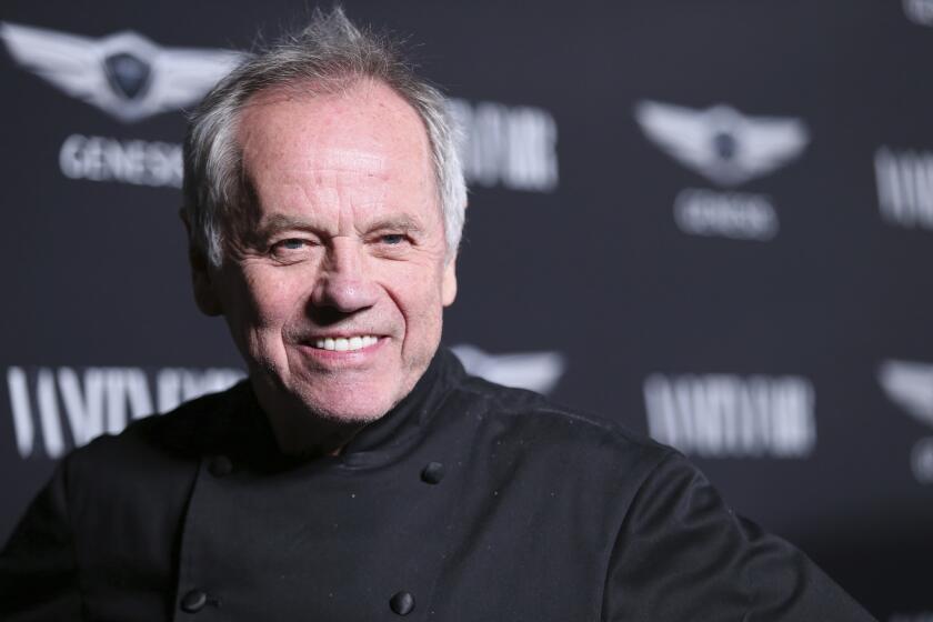 Wolfgang Puck arrives at the Toast to the Cast and Filmmakers of "Hidden Figures" at Spago restaurant on Friday, Feb. 24, 2017, in Beverly Hills, Calif. (Photo by Omar Vega/Invision/AP)
