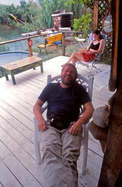 Guests at Riverbend Hot Springs in Truth or Consequences, N.M. Photo taken 2001.