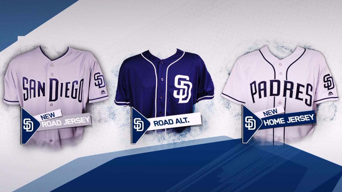 Padres unveil 2017 uniforms; yellow removed from home look - The San Diego  Union-Tribune