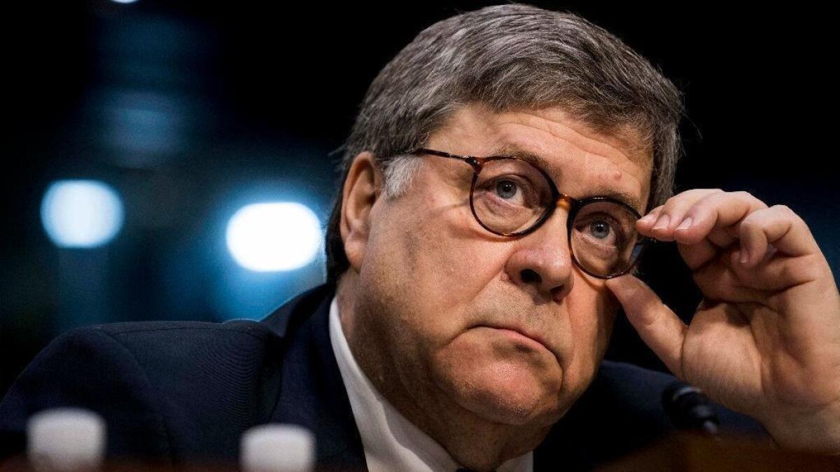 Attorney General William Barr.