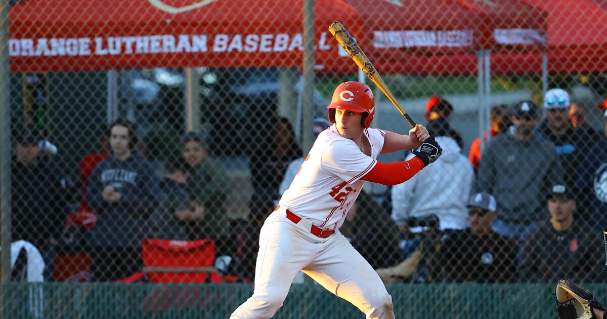 The Times' top 25 high school baseball rankings Los Angeles Times