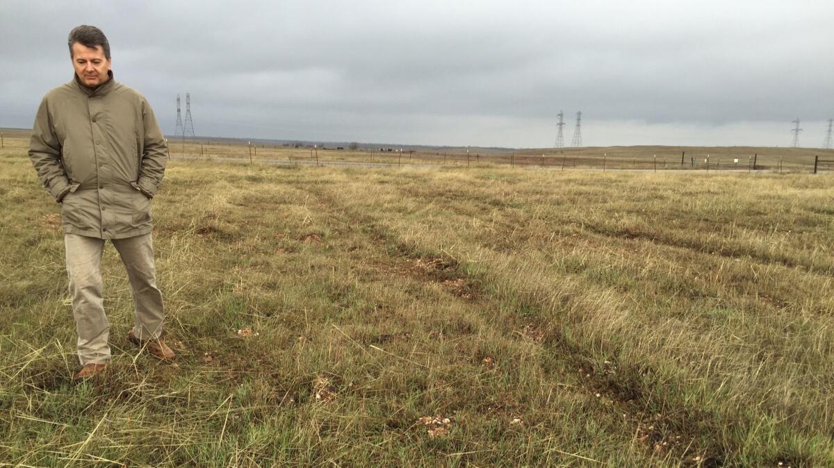 The government says John Duarte destroyed wetlands, in violation of the Clean Water Act, when he cultivated his family's 450-acre field in Red Bluff, Calif.