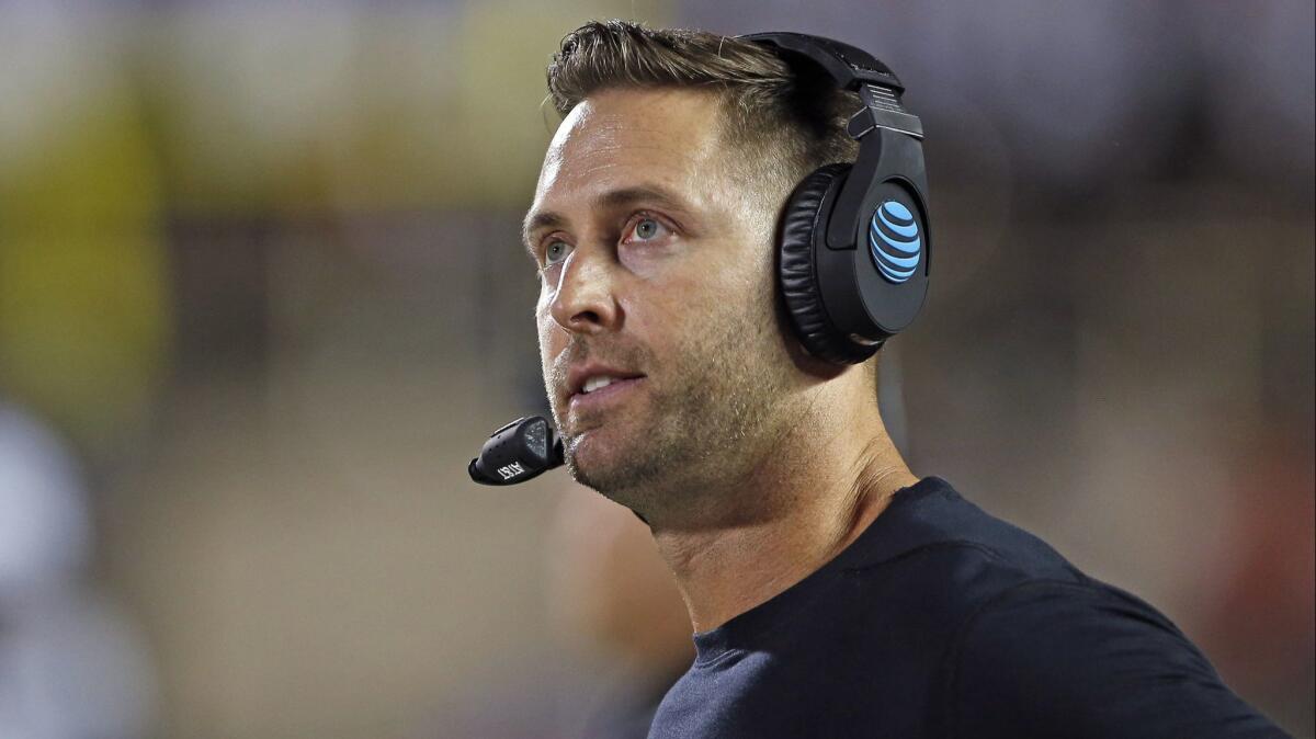 Kliff Kingsbury went 35-40 in six seasons as head coach at Texas Tech.