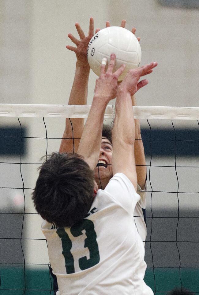 Photo Gallery: Flintidge Prep vs. Providence battle for first place in Prep League boys’ volleyball
