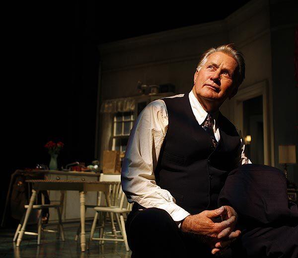 Martin Sheen gets back to the stage for "The Subject Was Roses," at the Mark Taper Forum in downtown Los Angeles.