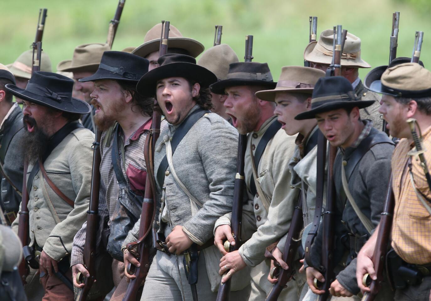 *** BESTPIX *** Gettysburg Marks 150th Anniversary of Historic Civil War Battle