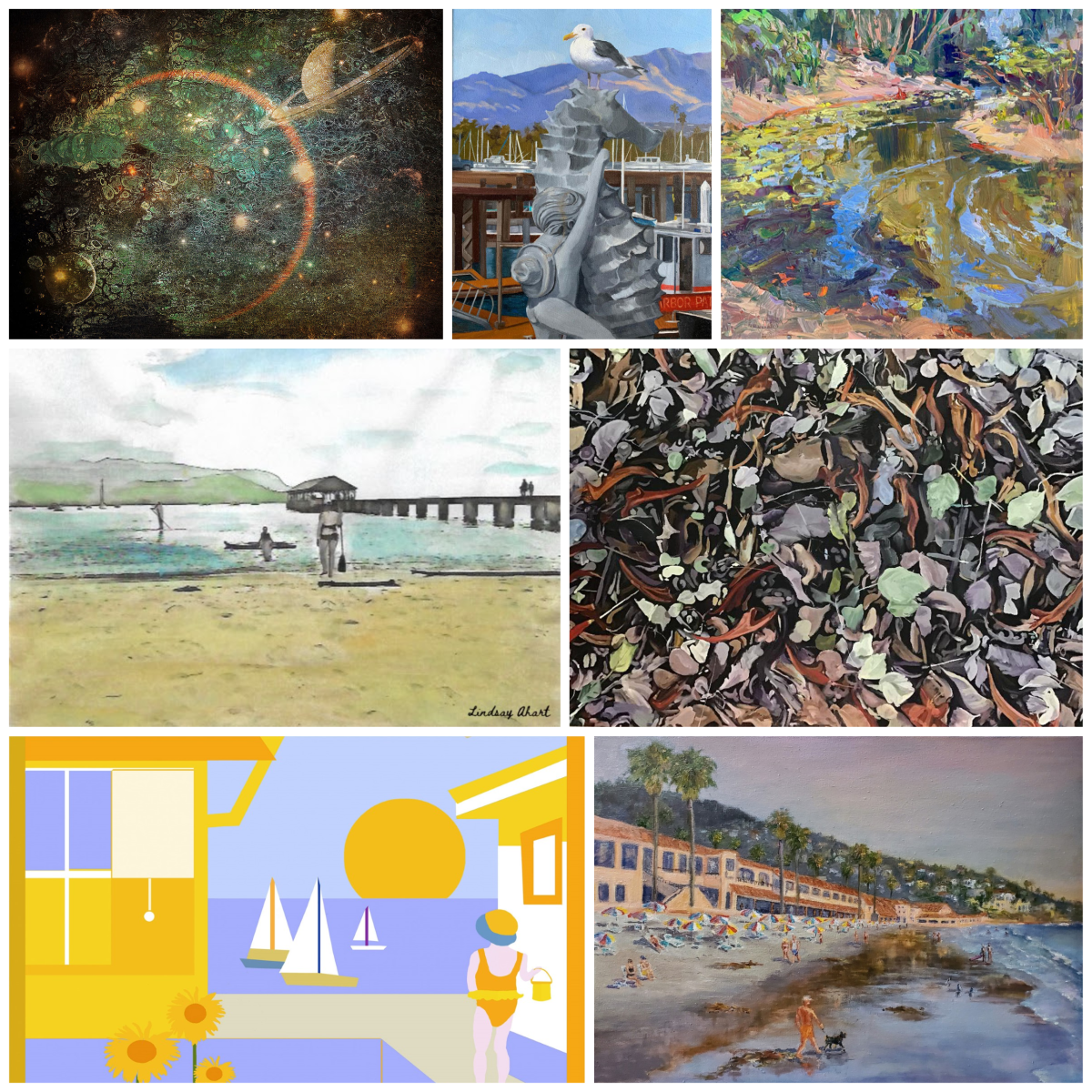 The La Jolla Community Center will present a reception for La Jolla Art Association artists on Thursday, Oct. 7.
