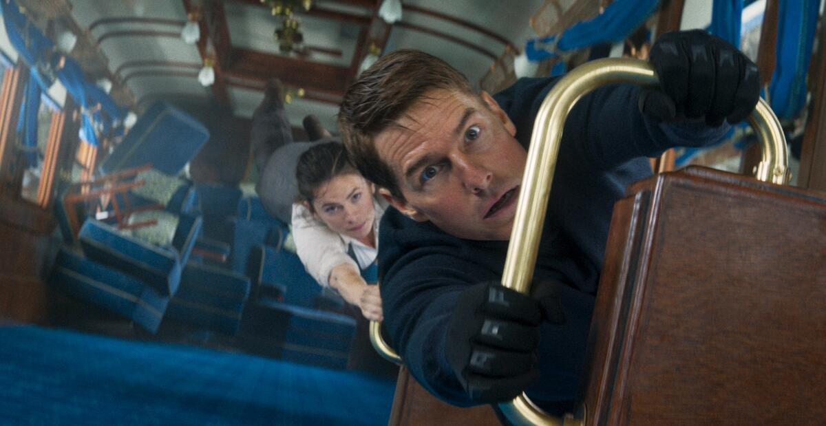 Tom Cruise y Hayley Atwell en "Mission: Impossible Dead Reckoning" Parte Uno.
