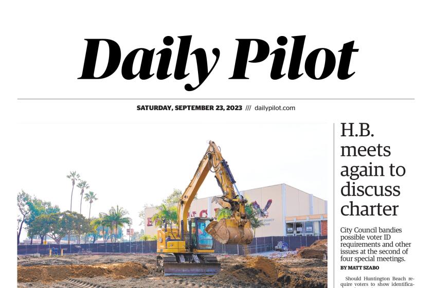 Front page of the Daily Pilot e-newspaper for Saturday, Sept. 23, 2023.