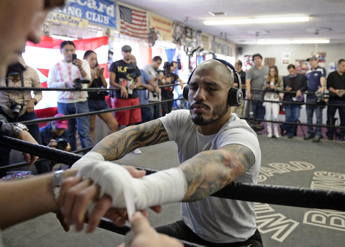 Miguel Cotto Media Workout