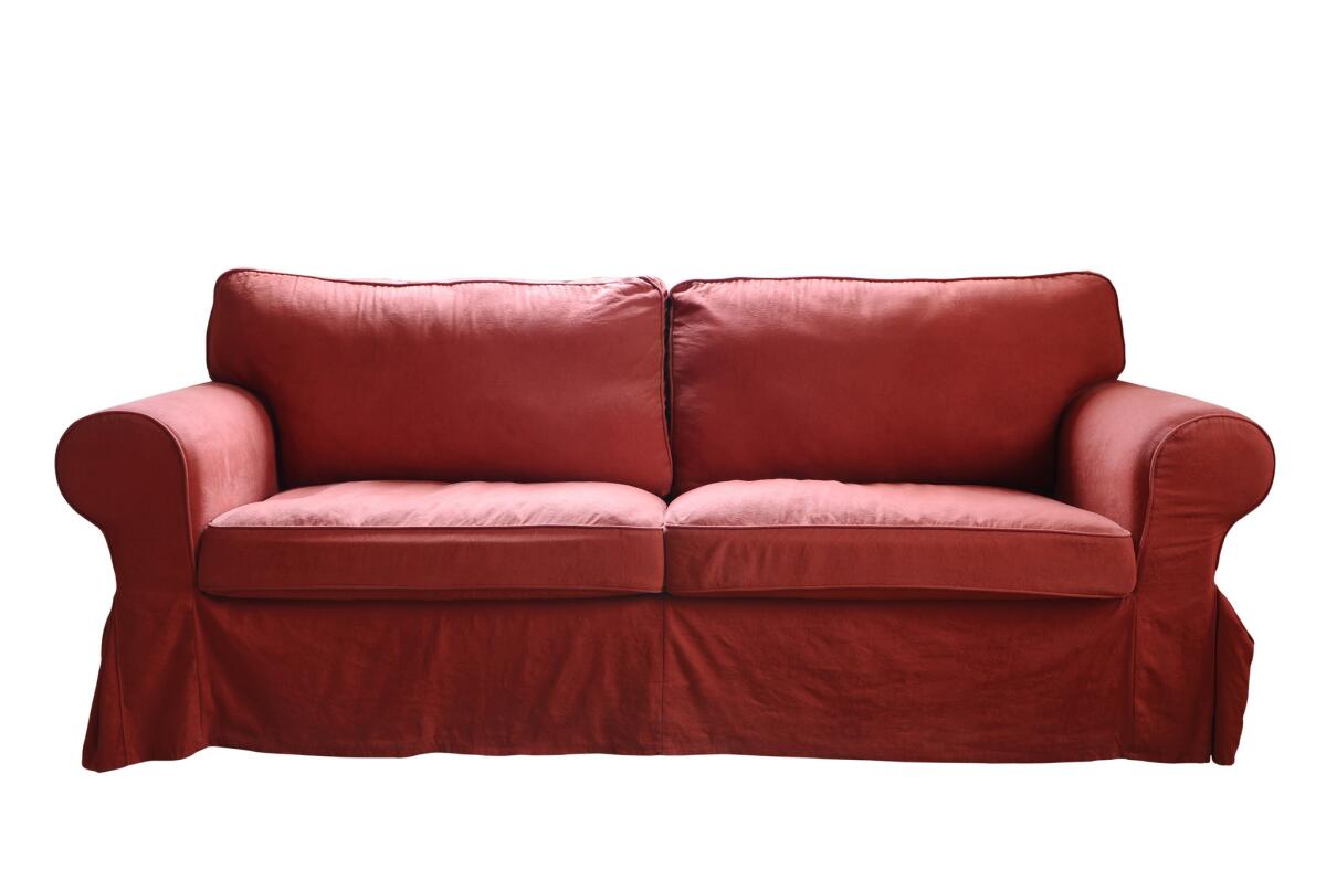 His daughter has started bringing home castoff couches in anticipation of the day she moves into her own place.