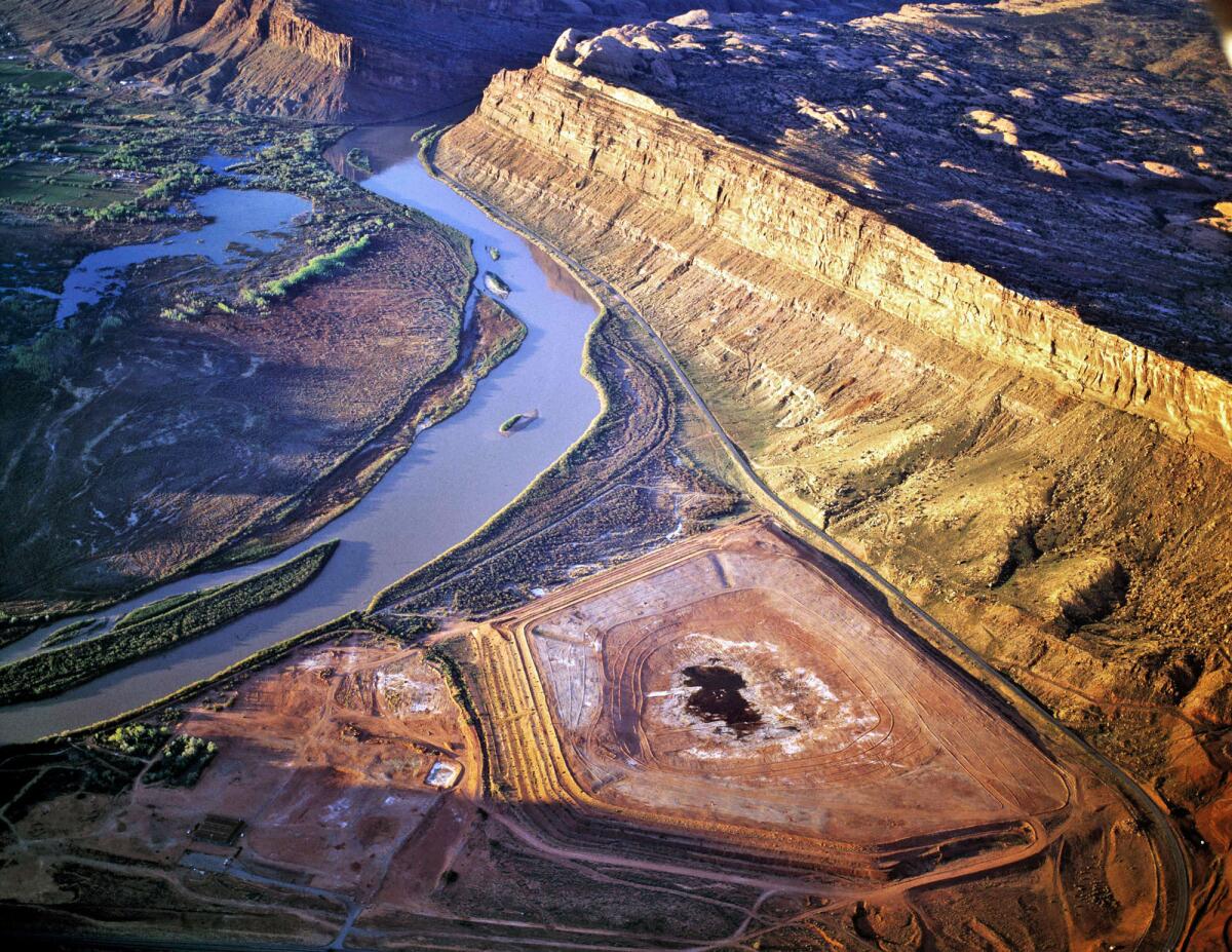 The researchers were initially motivated to study flooding on the Colorado River by concerns that tailings from a uranium mine might be washed into the river near Moab, Utah.