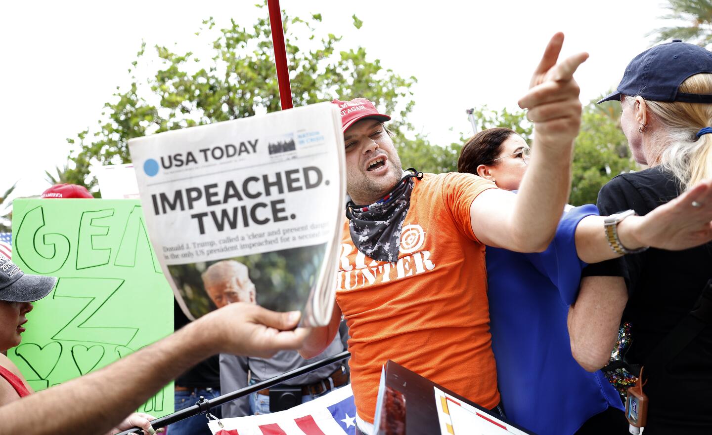 Photos Trump, supporters descend on Anaheim for GOP convention Los