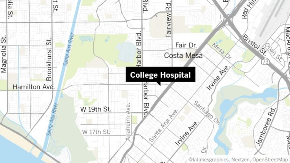 College Hospital, an acute care facility at 301 Victoria St. in Costa Mesa, has been given county designation as a place where people having a mental health crisis can be taken for involuntary holds.