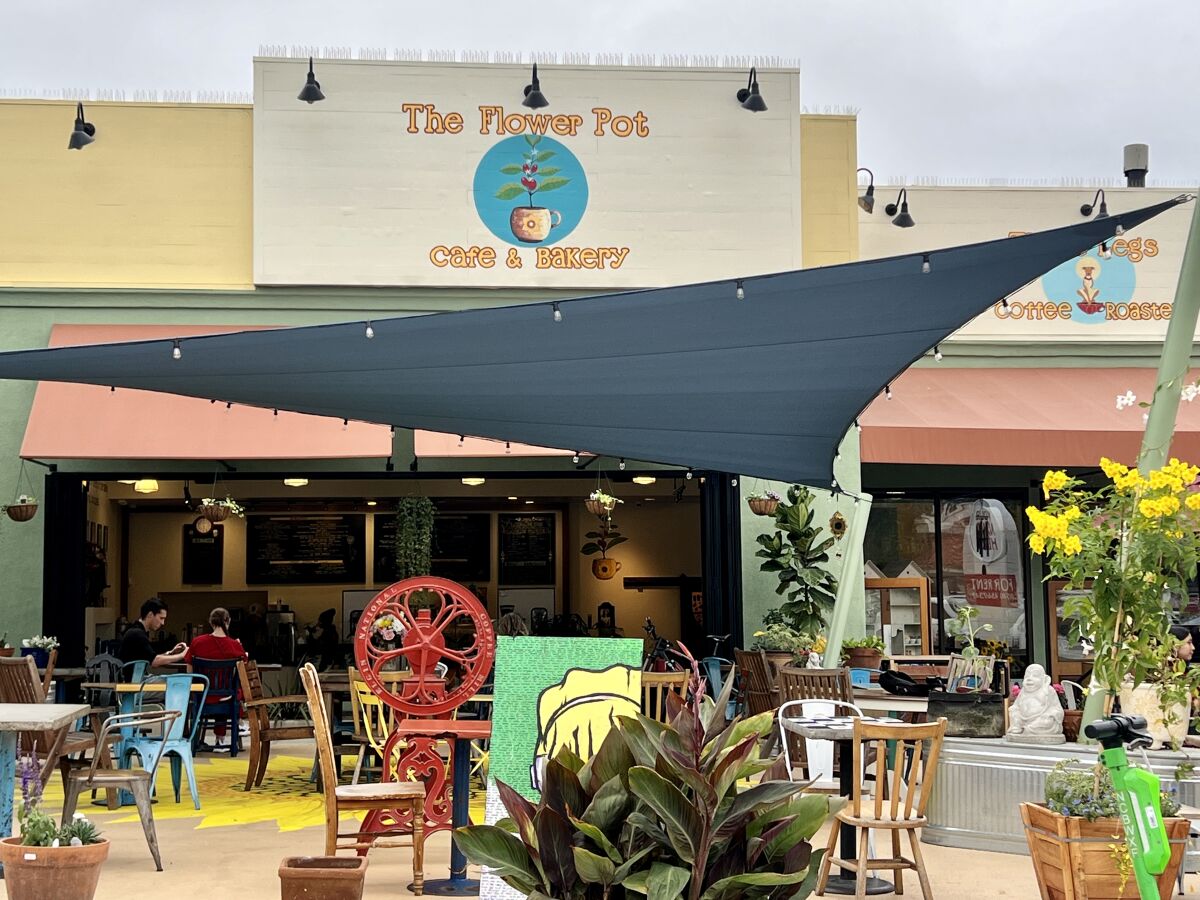 The Flower Pot Cafe and Bakery on Fay Avenue in La Jolla