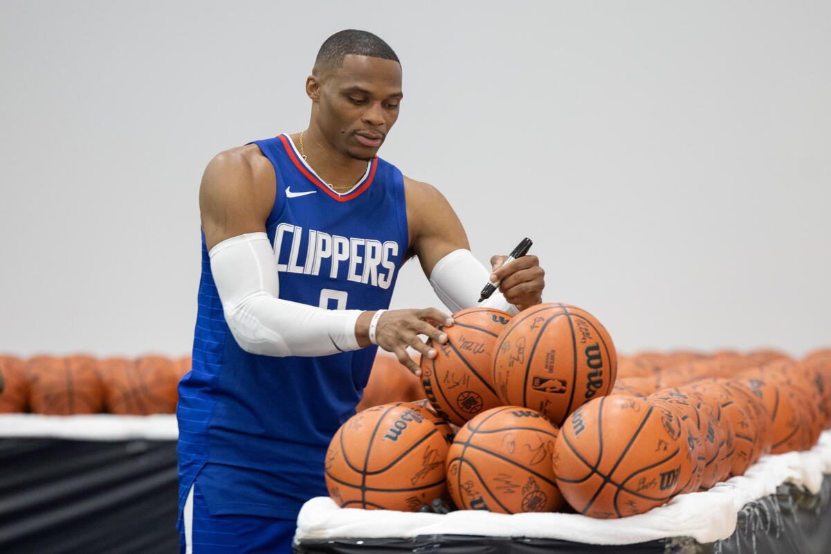Ruthell Wethbrook Russell Westbrook out to prove he can be a leader for Clippers - Los ...