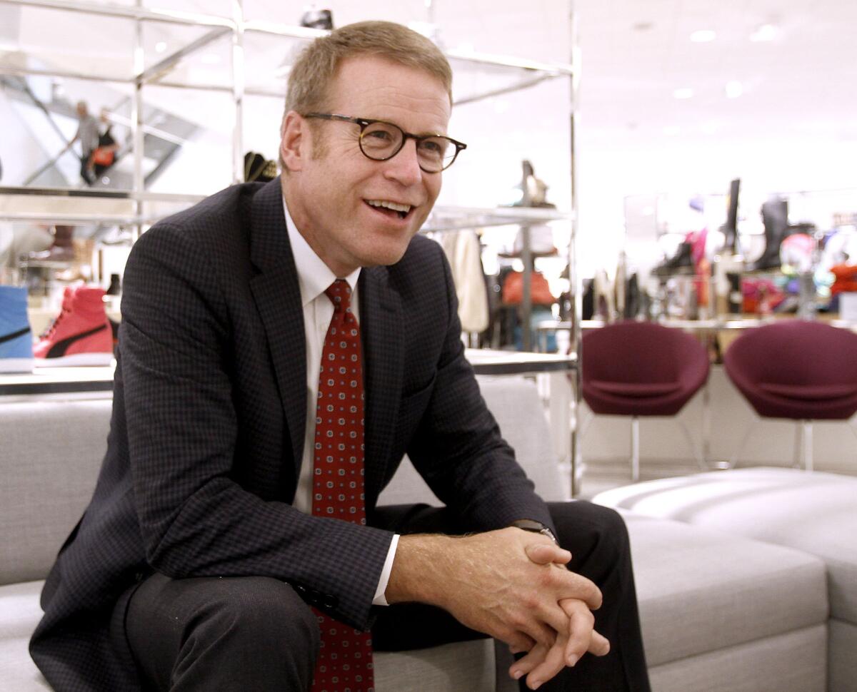 Nordstrom president Blake Nordstrom talks about the upcoming grand opening of the new store at the Americana at Brand on Thursday, Sept. 19, 2013. Nordstrom had a store across the street at the Glendale Galleria for 30 years.