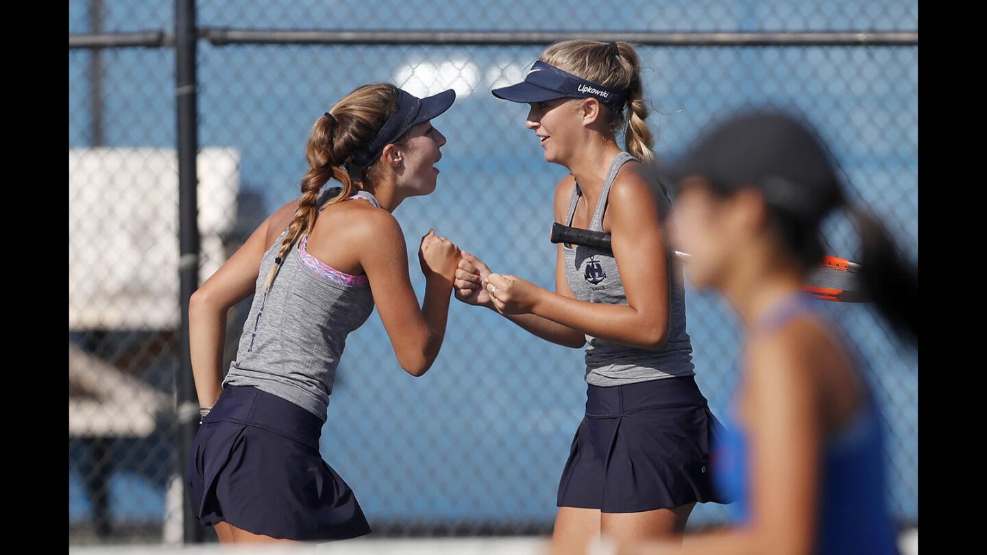 Photo Gallery: Newport Harbor vs. Fountain Valley girls' tennis
