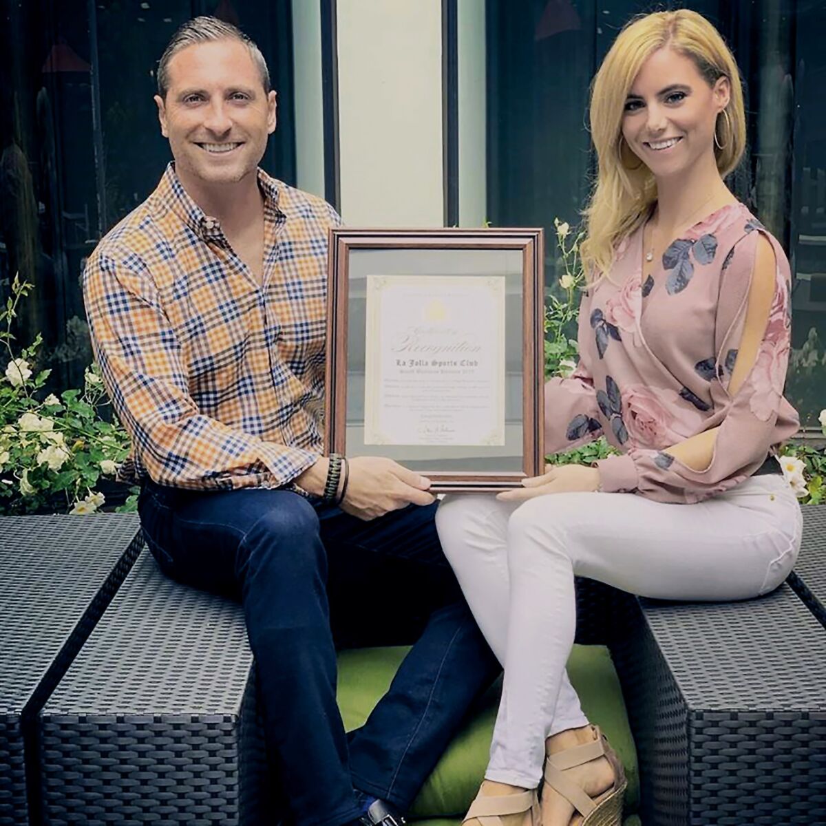Brett Murphy and Kera Murphy are the owners of La Jolla Sports Club at 7825 Fay Ave., La Jolla. Brett Murphy is also president of the La Jolla Village Merchants Association.