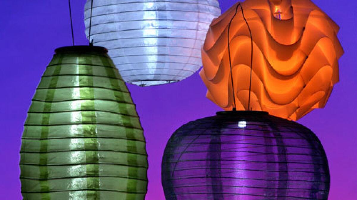Solar powered lanterns are more ethereal than ever.