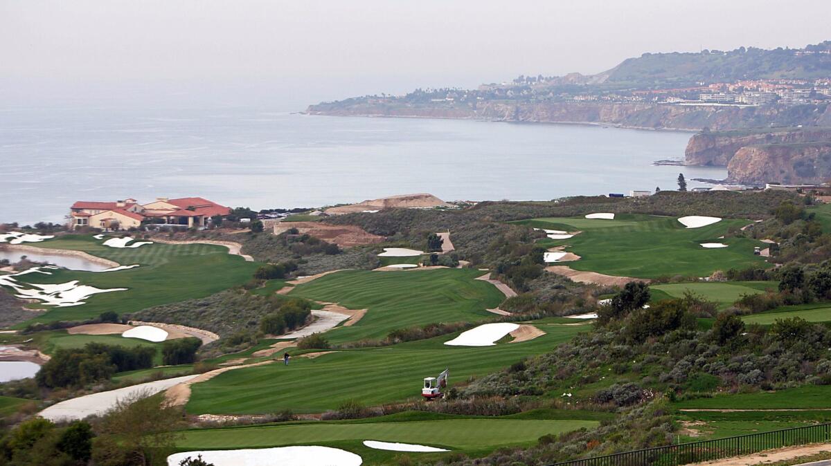 The Trump National Golf Course on the Palos Verdes Peninsula.