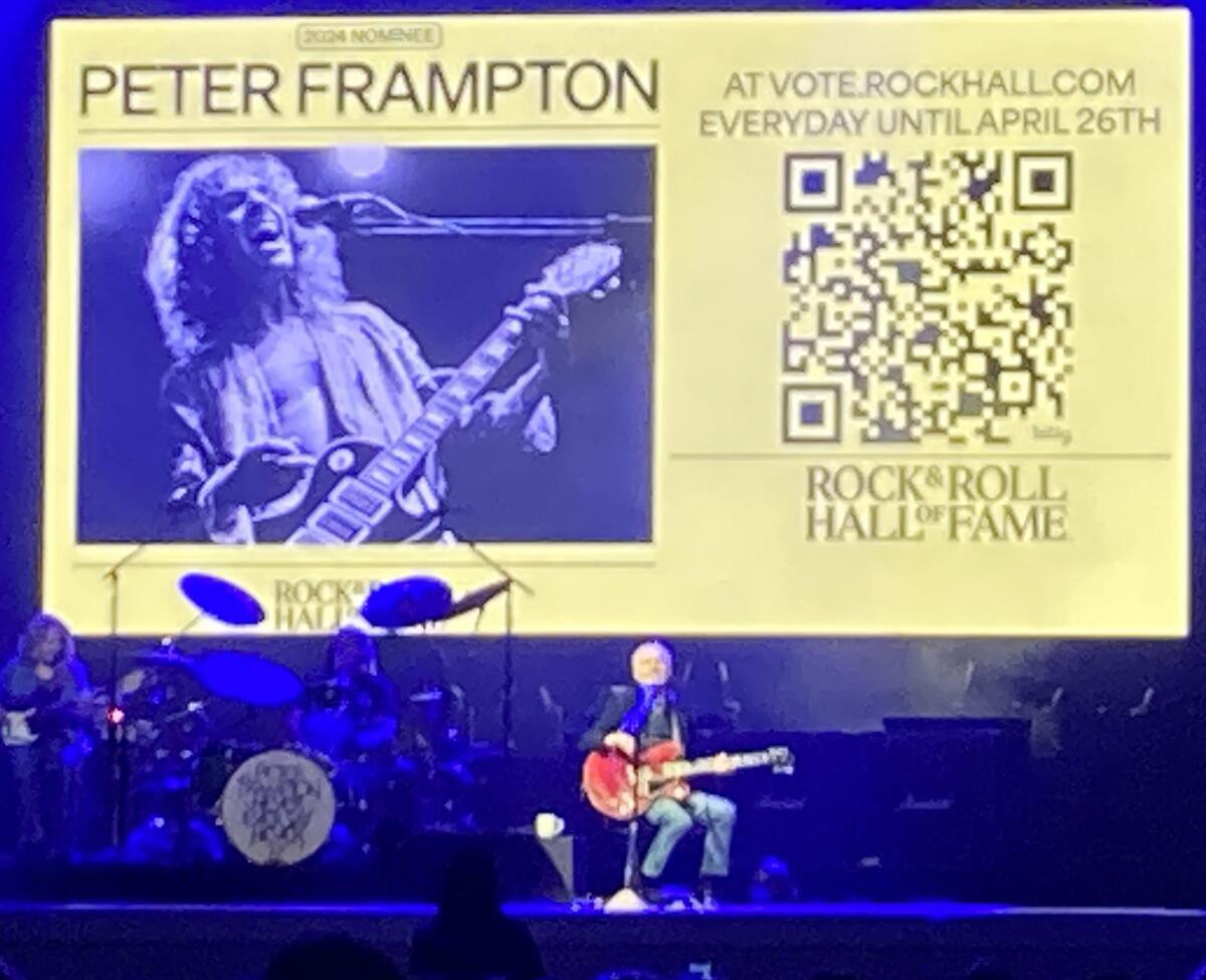 Peter Frampton, April 14, 2024, at The Shell in San Diego