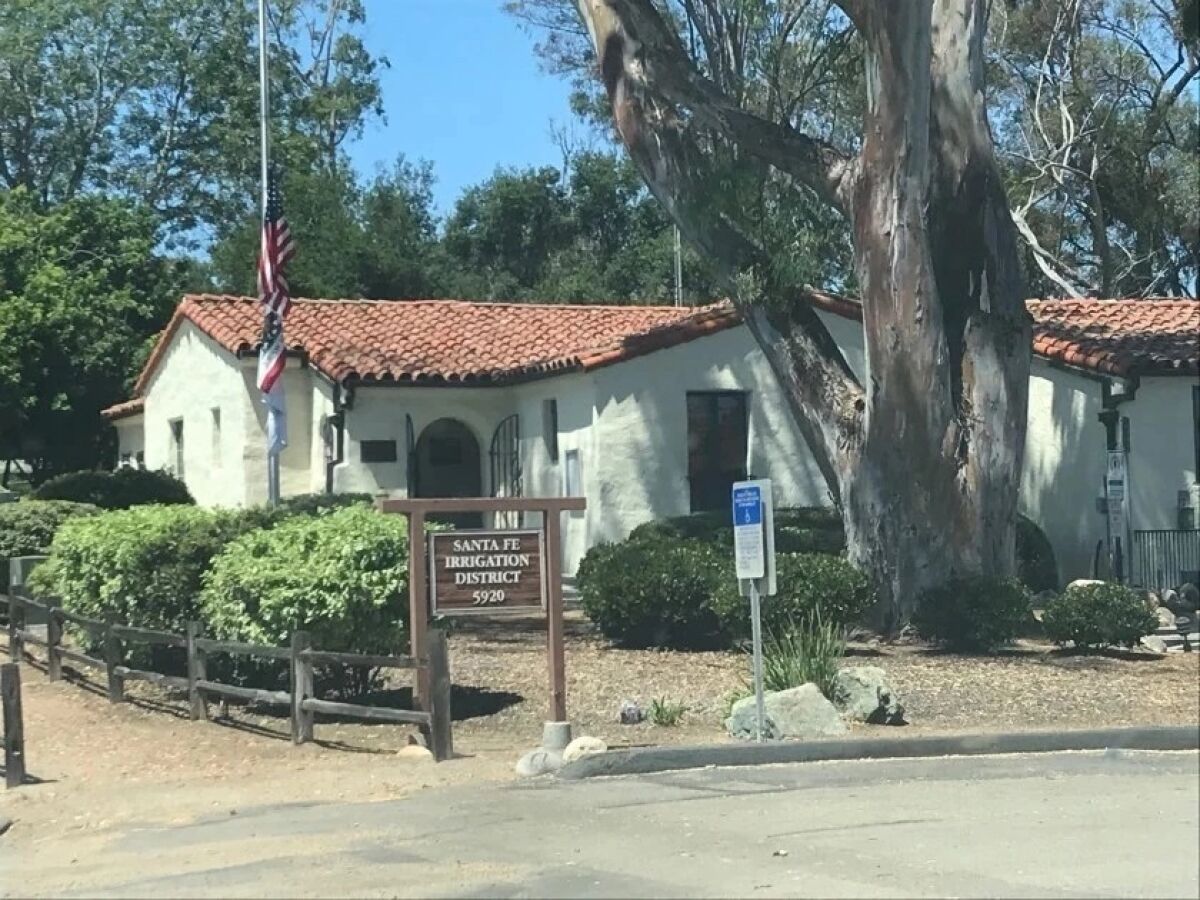 The Santa Fe Irrigation District administration building