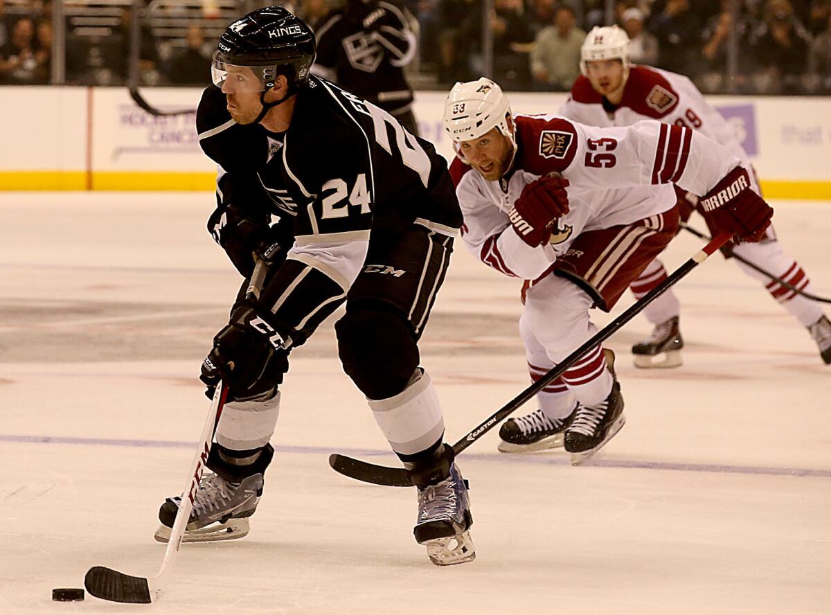 Colin Fraser, left, will be back with the Kings for Game 3 against San Jose.