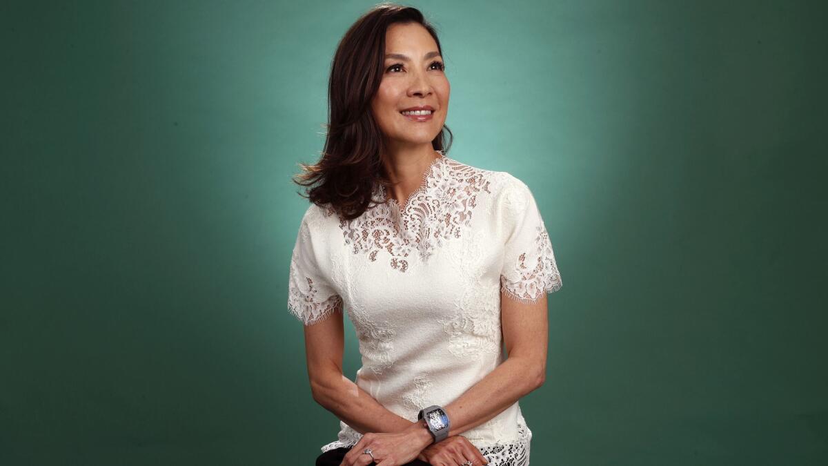 Michelle Yeoh plays Eleanor Young in "Crazy Rich Asians."