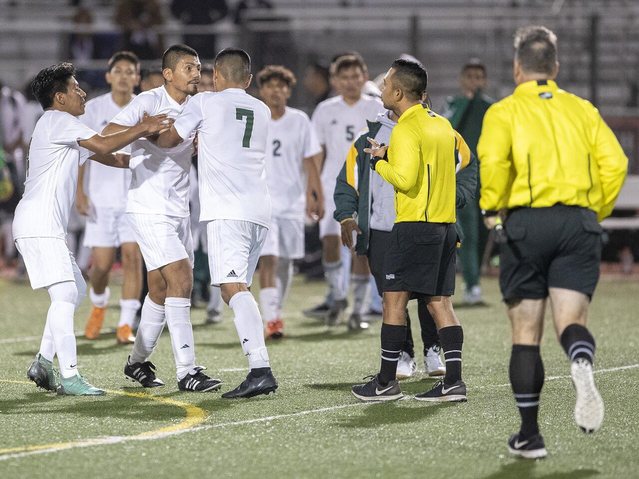 Photo Gallery: Estancia vs. Saddleback in boys’ soccer