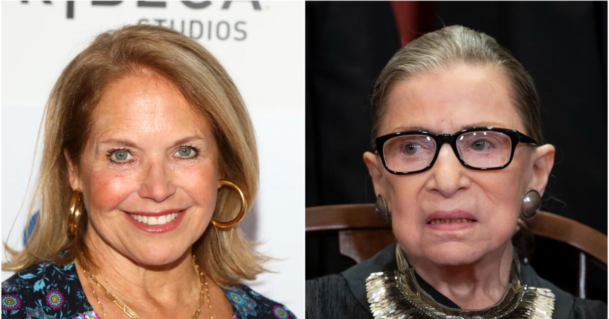 Why Katie Couric hid RBG remarks on national anthem protests - Los