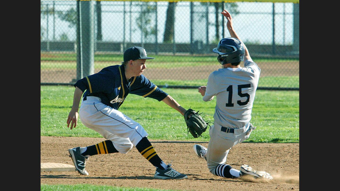 Photo Gallery: St. Monica Academy vs. New Roads baseball