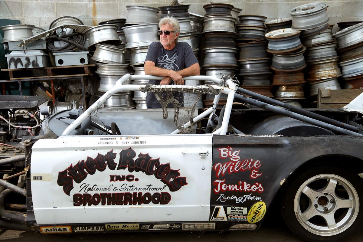 Ted Moser, the owner of Picture Car Warehouse in Northridge, introduced Times reporter Daniel Miller to the legend of Big Willie Robinson.