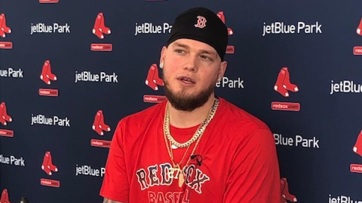 Alex Verdugo embracing the pressure of being with Red Sox - Los