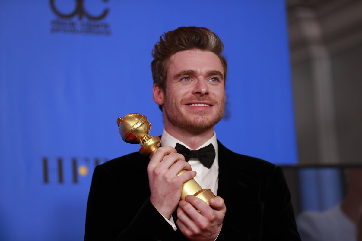 Richard Madden upon winning the Golden Globe for best actor in a drama.