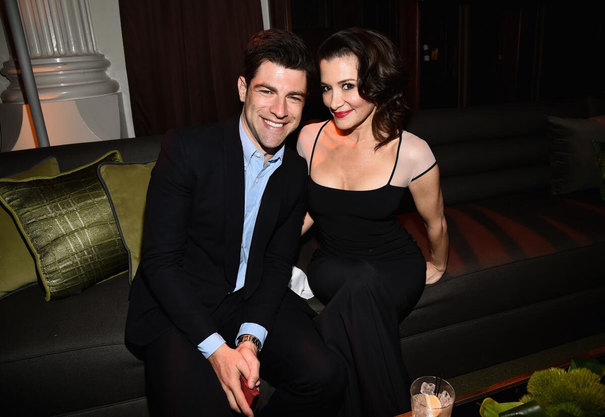 "New Girl" star Max Greenfield and his wife Tess Sanchez are expecting their second child.