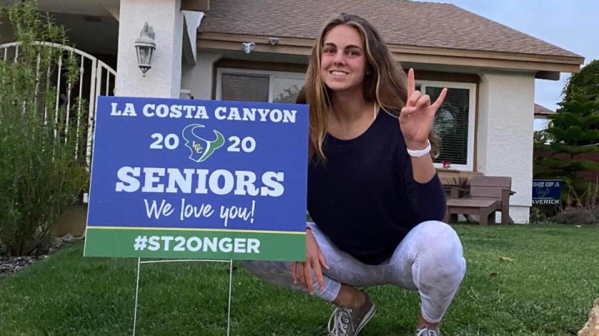 La Costa Canyon High School Seniors See Signs Of Hope Encinitas Advocate