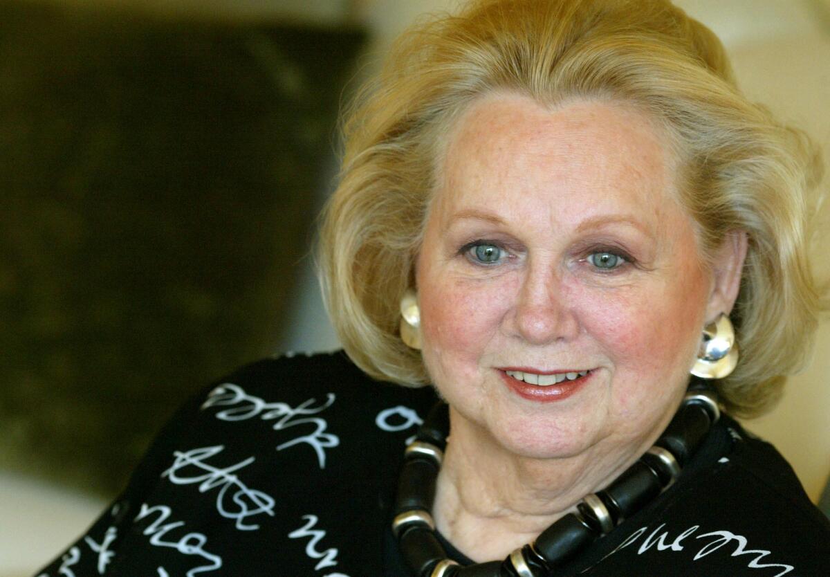 Barbara Cook at her apartment in New York on May 16, 2003.