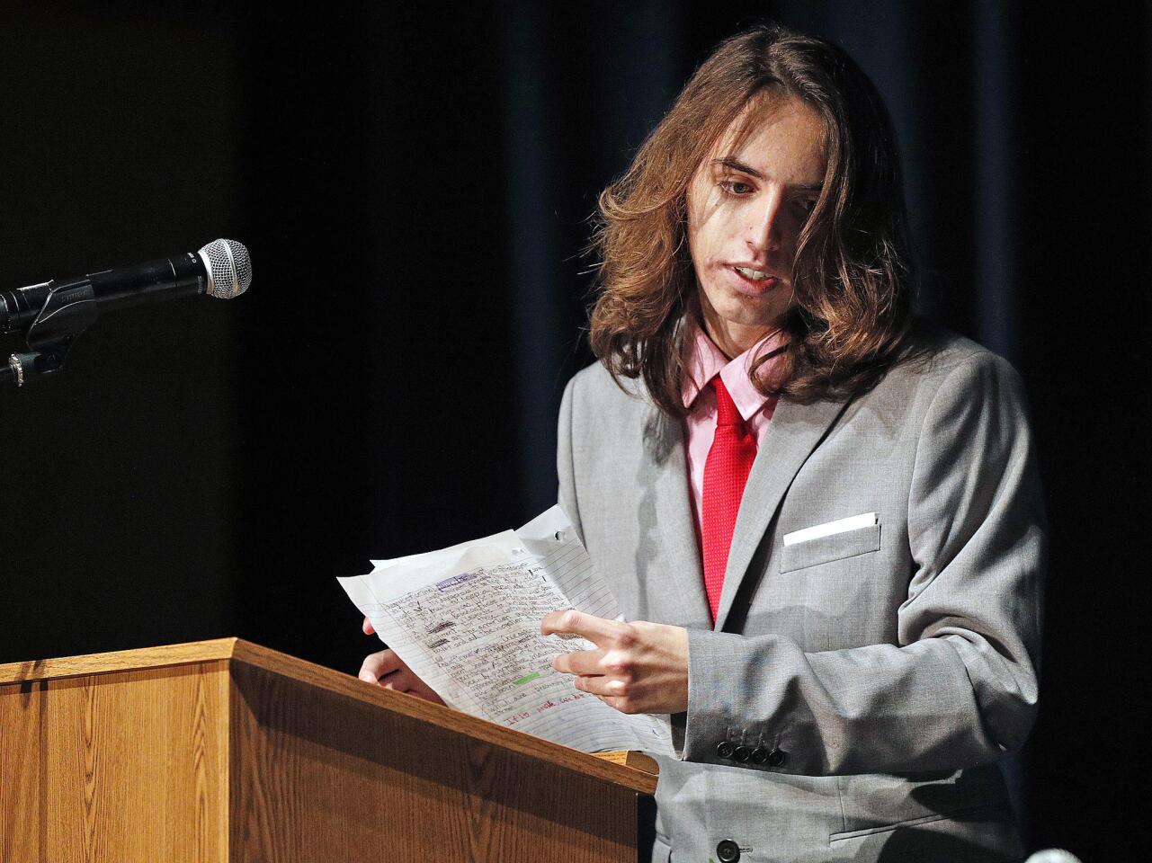 Photo Gallery: First political speech debate at Burbank High School